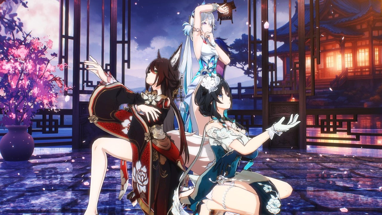 Honkai：Star Rail｜桃源恋歌｜Yaoguang × Ruan Mei × Fugue(Tingyun) #HonkaiStarRail #Honkai #MMD