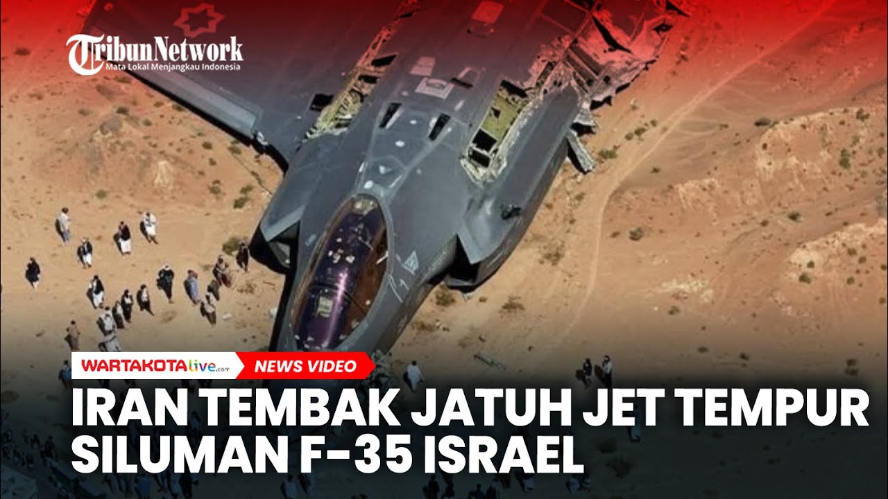 Pertama Dalam Sejarah Jet Tempur Siluman F-35 Israel Ditembak Jatuh Iran