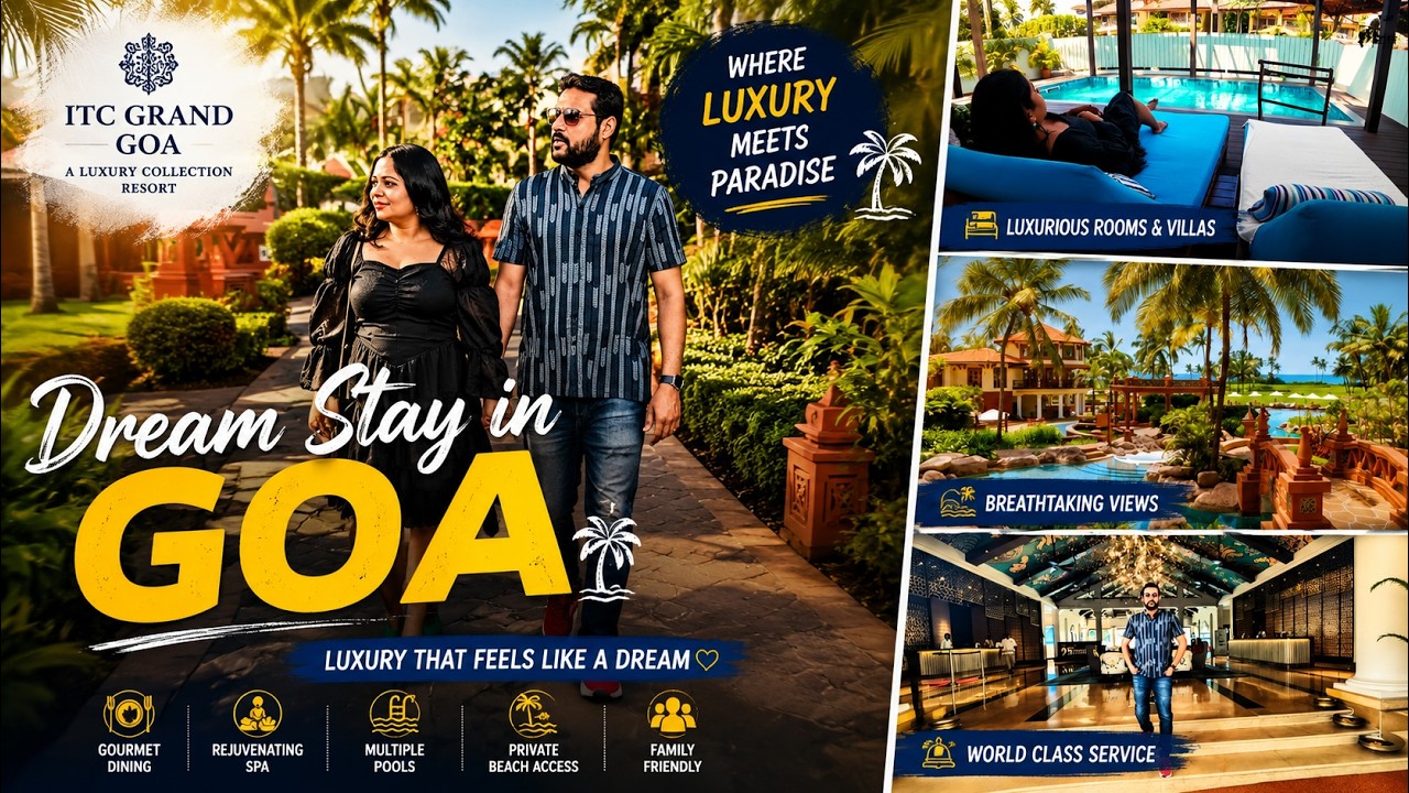 ITC Grand Goa I A luxury Resort in Goa I Starts with Rs. 35000/- Per Night I KISHANI VLOGS #itc