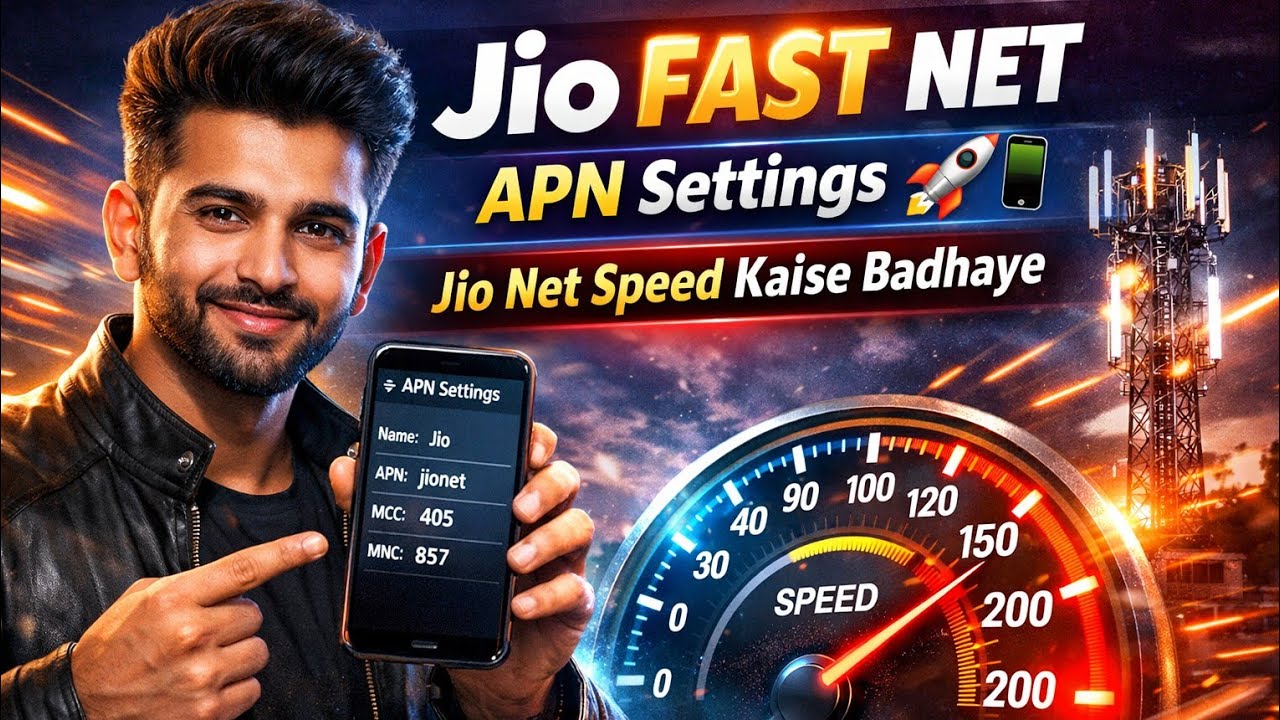 Jio FAST NET APN Settings 🚀📲 | Jio Net Speed Kaise Badhaye | Jio Net Slow or Network Problem Solve?