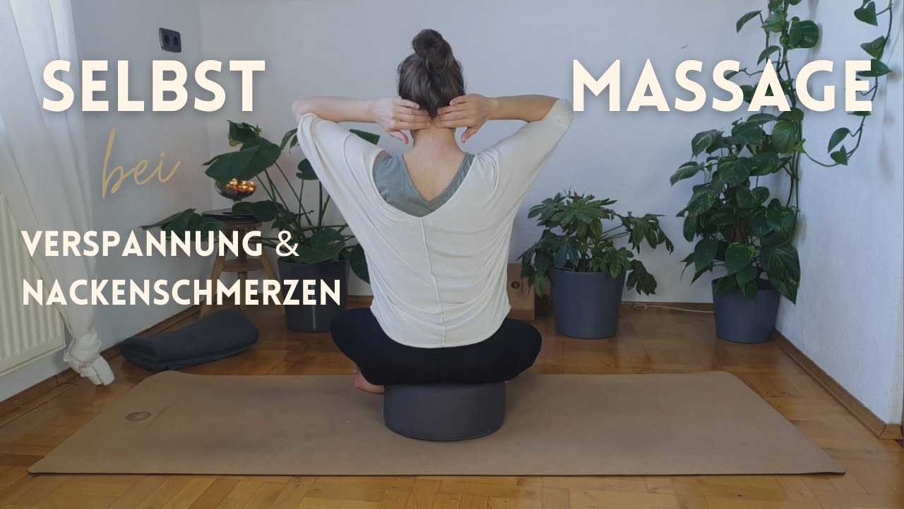 Nackenverspannung lösen mit Selbstmassage - Entspannter Nacken mit  Nackenmassage für zu Hause