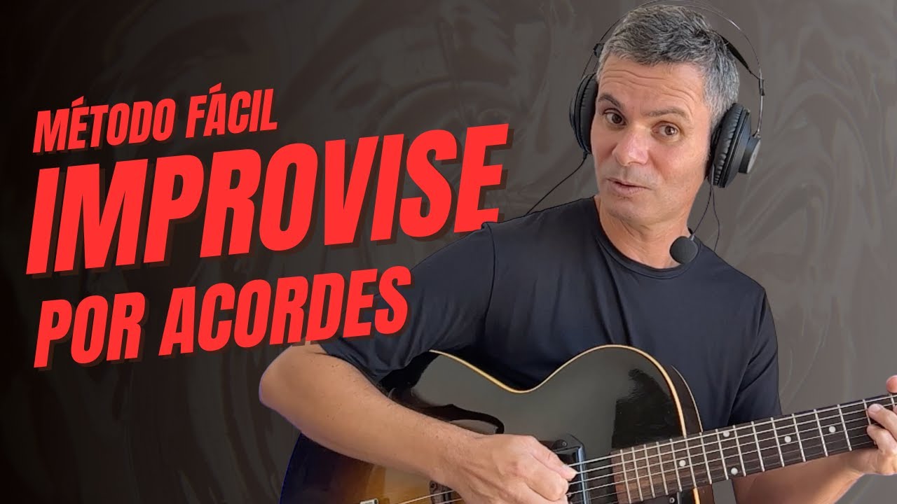 Como estudar arpejos e improvisar por acordes.