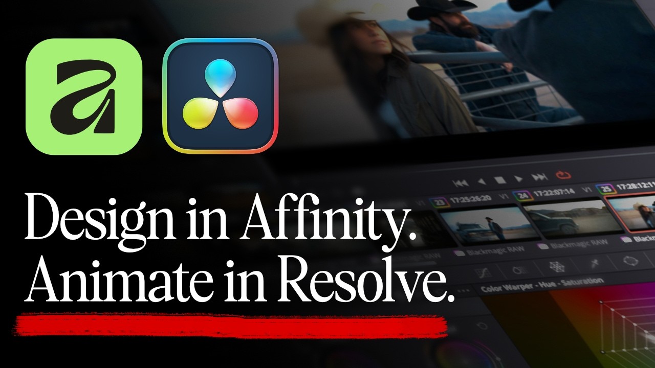 Откажитесь от Adobe в этом рабочем процессе с анимацией: Affinity + DaVinci Resolve