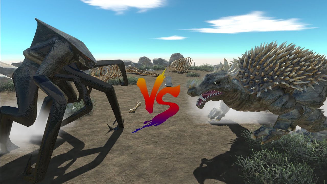 ANGUIRUS VS MUTO FEMALE - Animal Revolt Battle Simulator