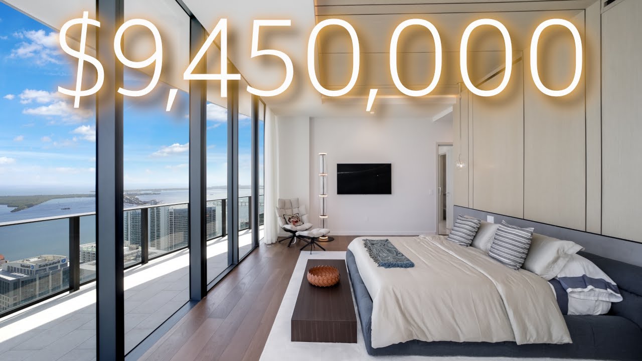 INSIDE THE $9,450,000 CROWN JEWEL PENTHOUSE OF BRICKELL! ON THE 62ND FLOOR!  EXCLUSIVE TOUR