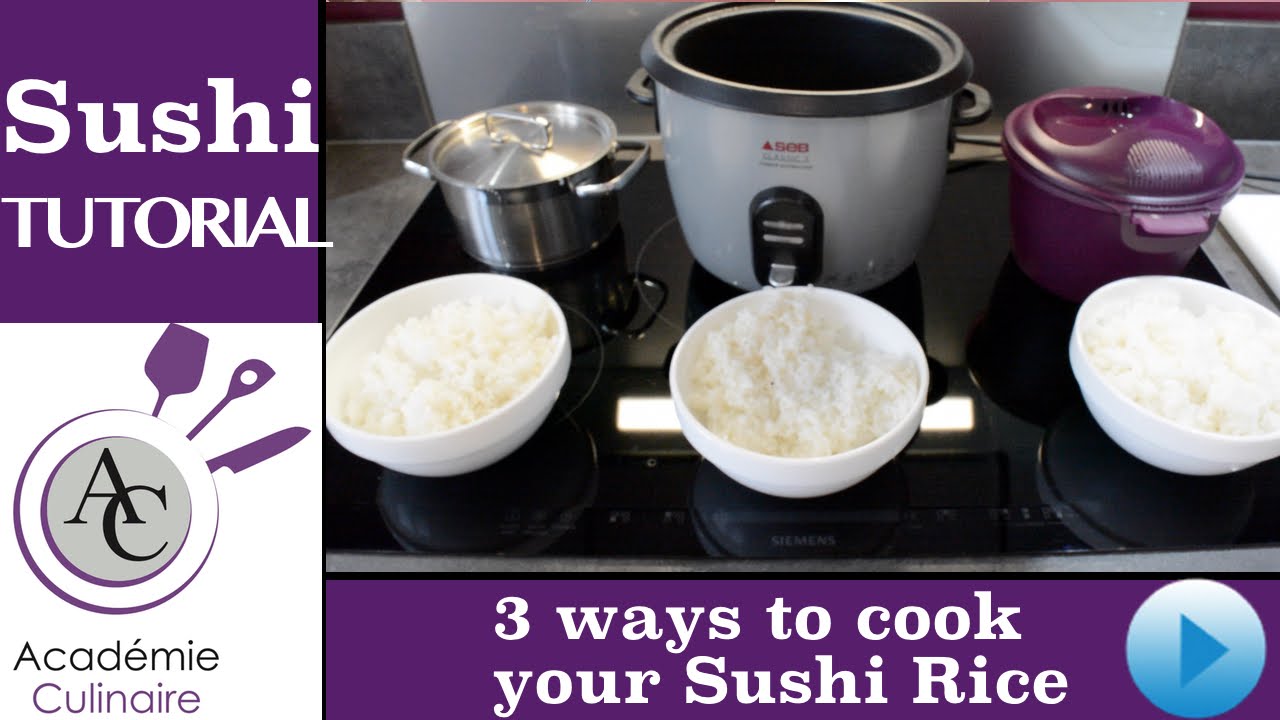How to cook Sushi Rice | We tested Rice Cooker, Tupperware and Casserole - Sushi Tutorial