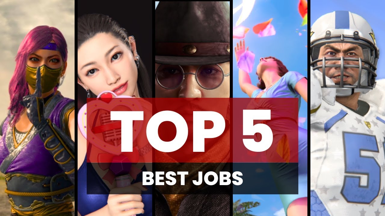 Top 5 BEST JOBS in Like a dragon - Infinite Wealth!