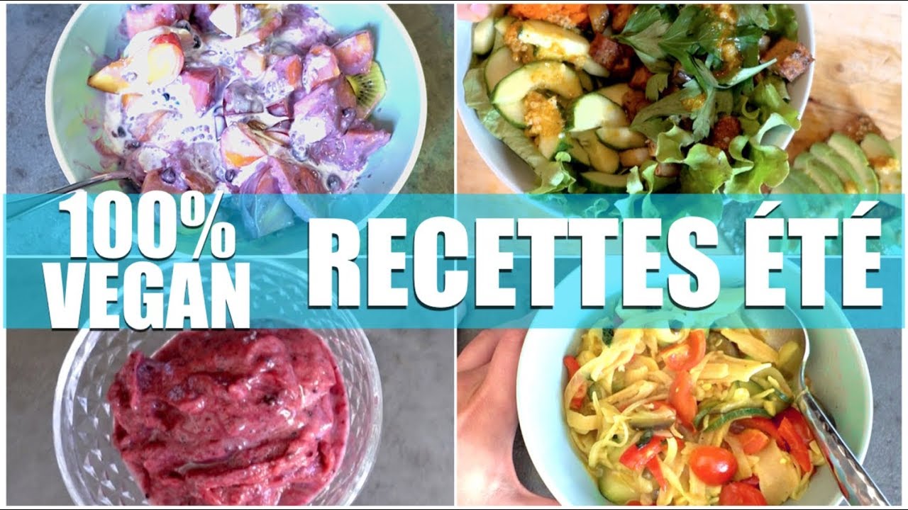 100% VEGAN | Une journée dans mon assiette - ETE