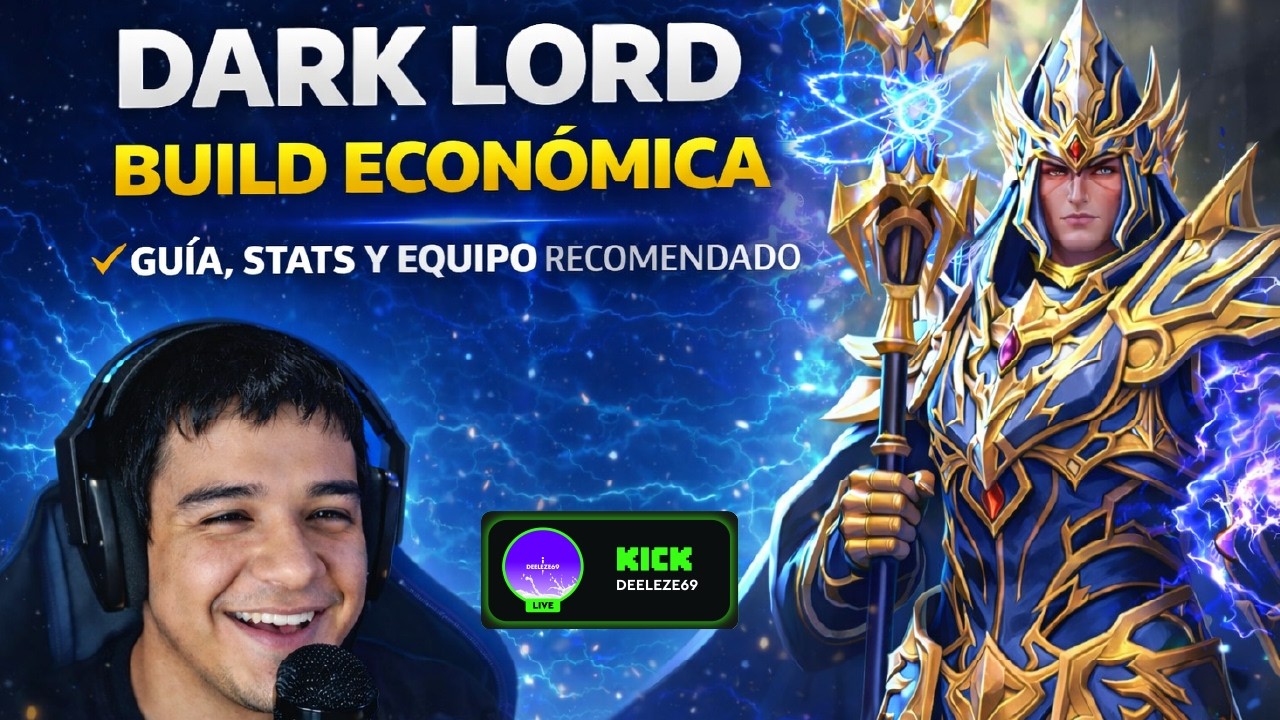 DARK LORD MU ONLINE BUILD AGILIDAD 2026  💫 | Guía: Árbol, stats y equipo recomendado