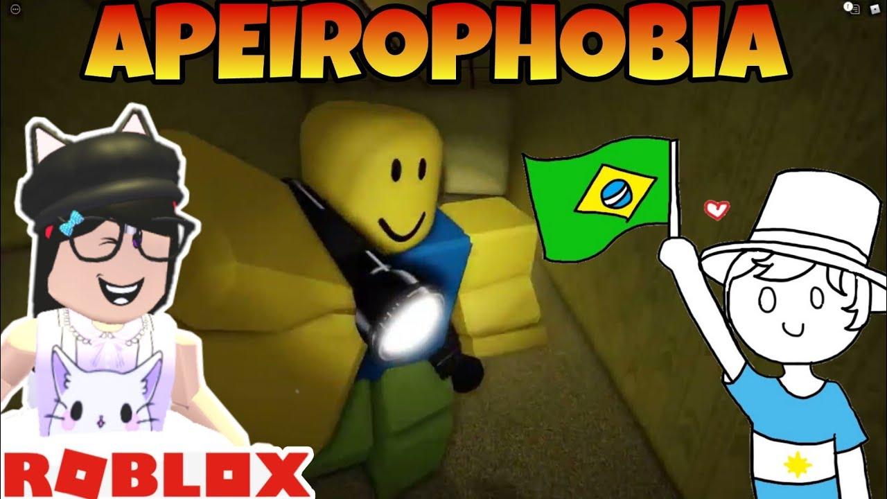 ASSUSTANDO MEU AMIGO GRINGO NO ROBLOX (Apeirophobia Roblox)