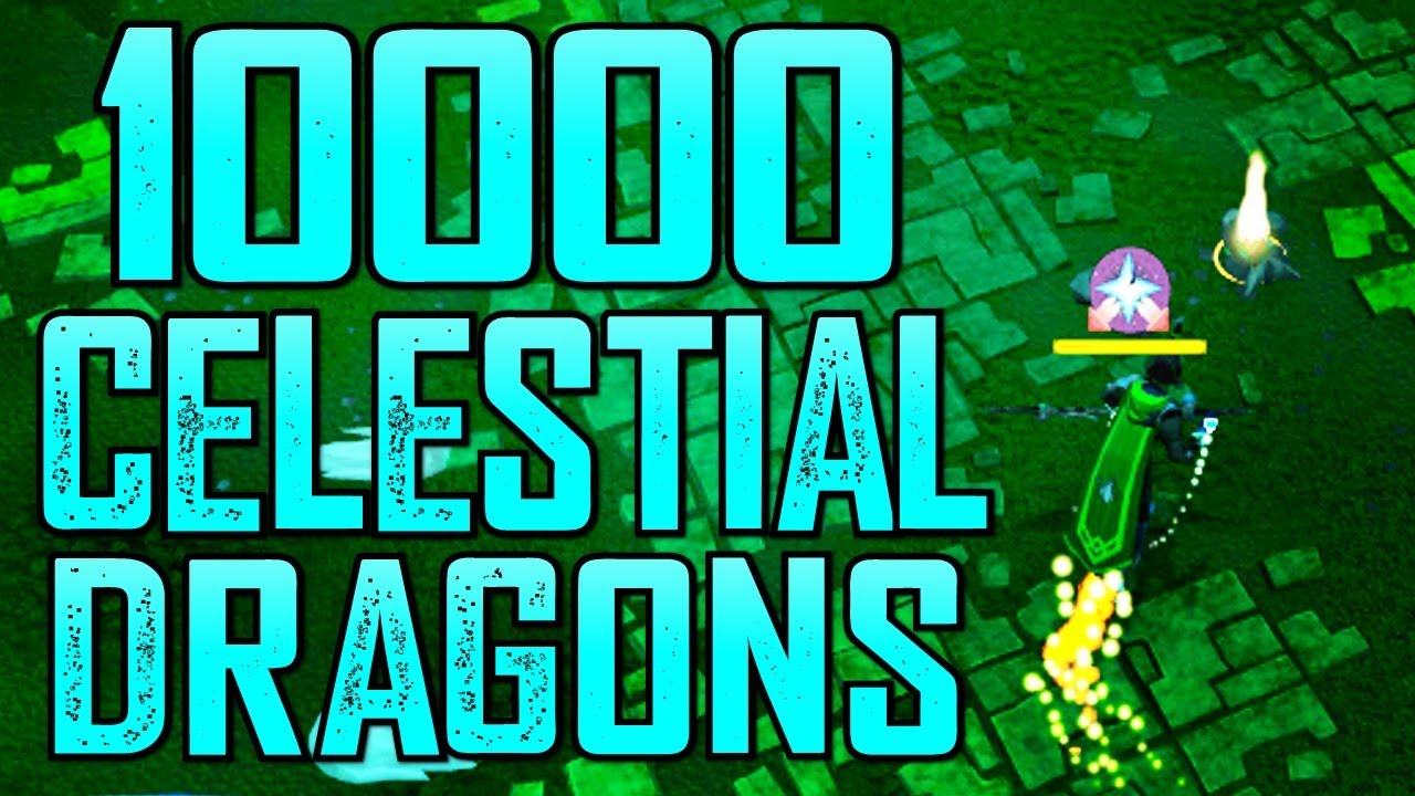 Runescape - Loot From 10000 Celestial Dragons!