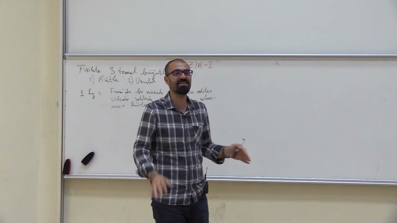Temel Fizik 1 (Ders 1): Boyut Analizi