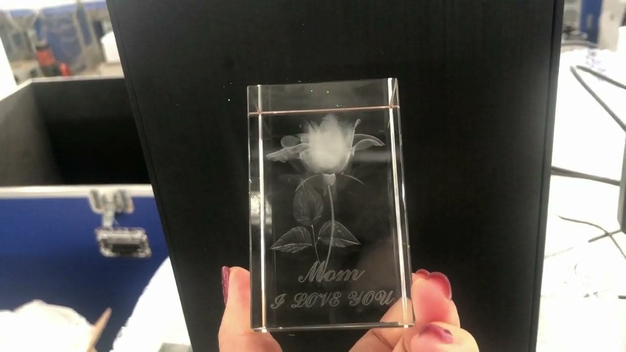 2024 Best 3D Subsurface Laser Crystal Engraving Machine for Bubblegram Making