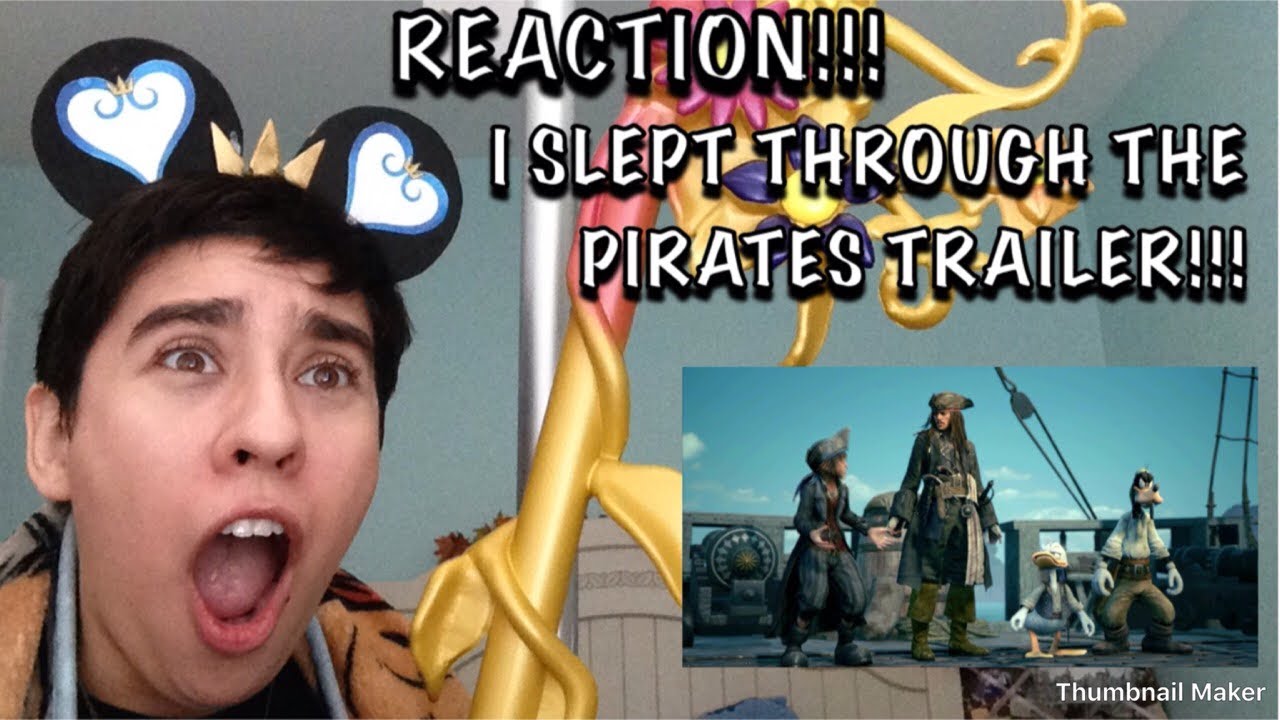 Kingdom Hearts 3 - E3 2018 Pirates of the Caribbean Trailer Reaction!!!