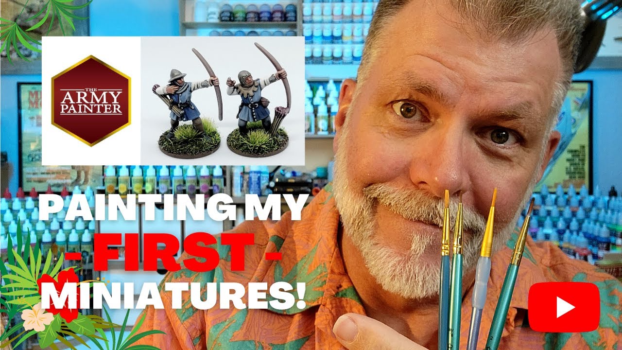 Эпизод 5 — Рисуем мои первые миниатюры: Бретонские лучники из Old Warhammer