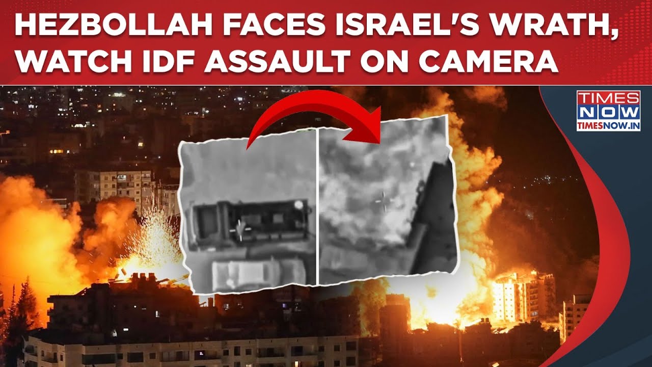 Watch Exact Moment IDF Struck Hezbollah Leaders Planning 'Terror Attack' | Fierce Strike On Camera