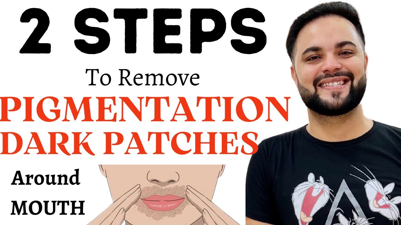 2 ШАГА для удаления пигментации и темных пятен вокруг рта