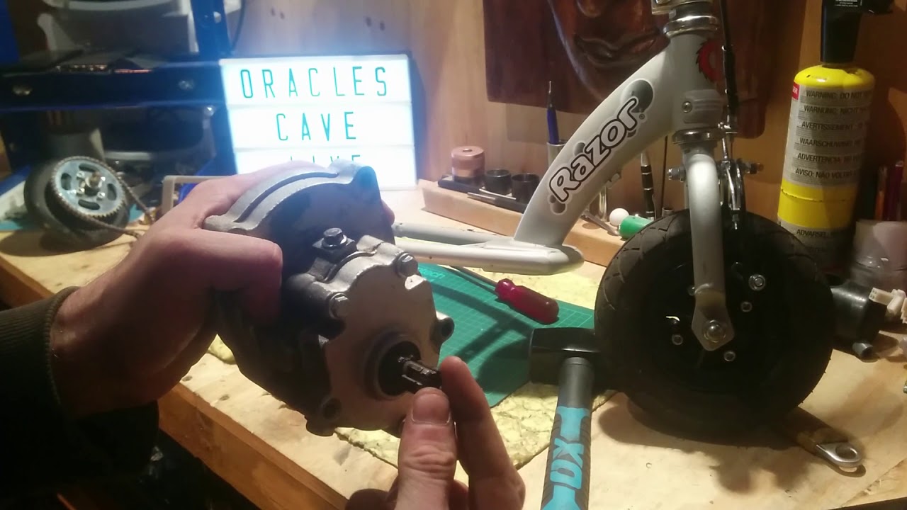 RAZOR SCOOTER ENGINE CONVERSION PT2
