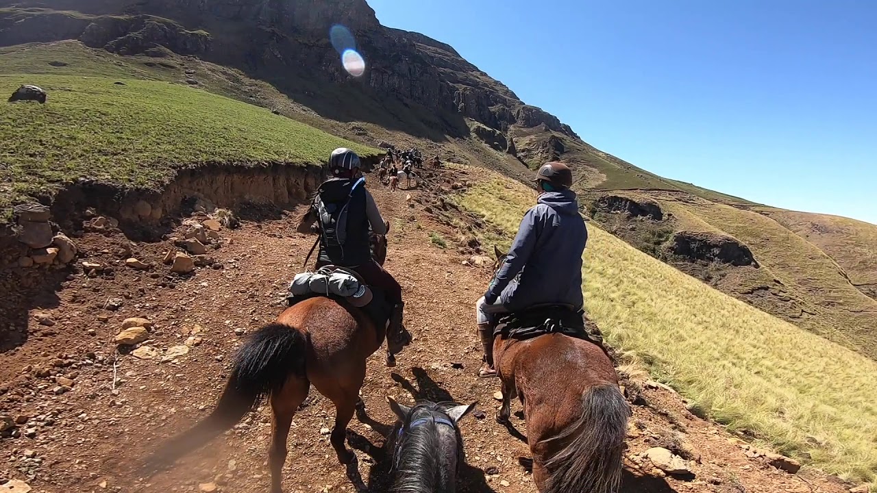 Horse trail southern dragensberg