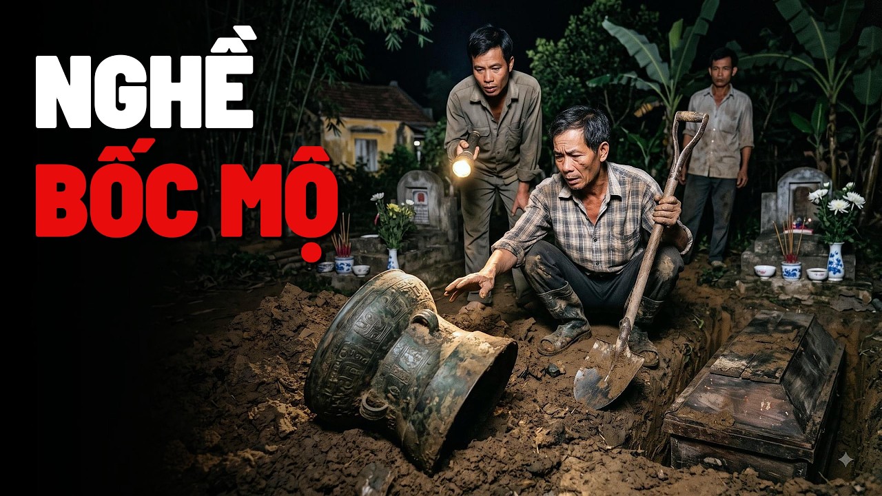 Rùng Rợn! Nghề Bốc Mộ – Đào Trộm Cổ Vật, Gia Đình Gặp Tai Ương | Lời Kể Đêm Khuya”