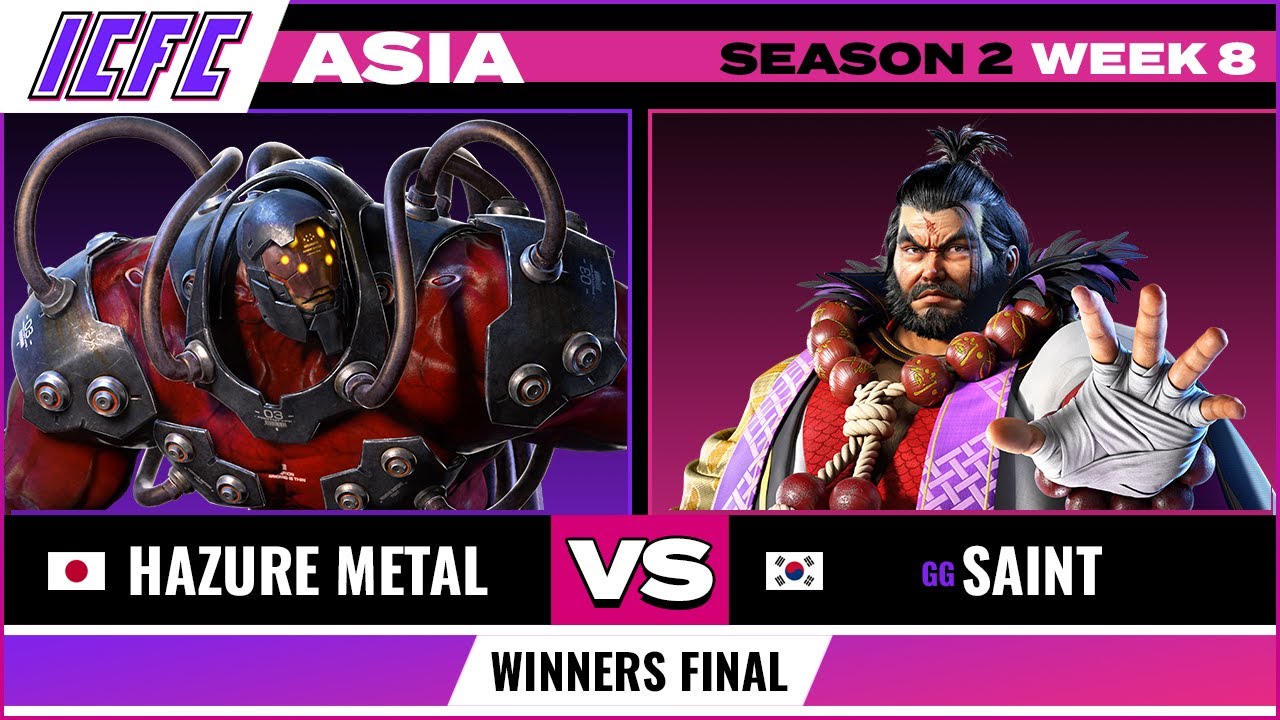 Hazure Metal (Gigas) vs Saint (Ganryu) ICFC ASIA: Season 2 Week 7 - Winners Final