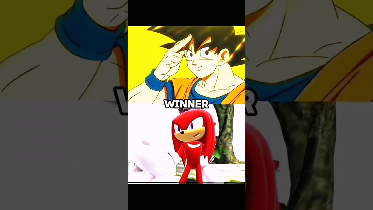 Goku vs Sonic Characters & Sonic vs Goku all forms