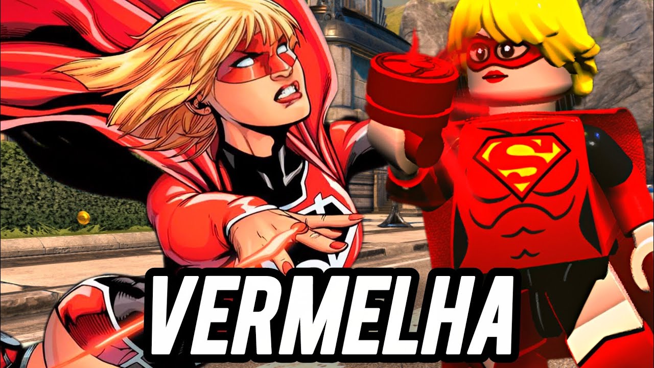 LEGO DC | Я создала Супергёрл, Красного Фонаря, в игре LEGO DC Super Villains