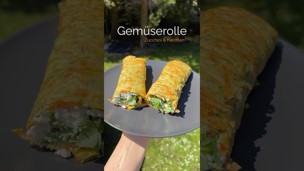 Gem&uuml;serolle mit Zucchini und Karotten 🥕 💚