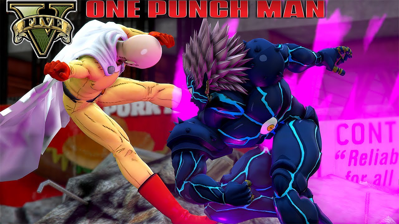 GTA 5 - Saitama Vs Boros Remastered | One Punch Man