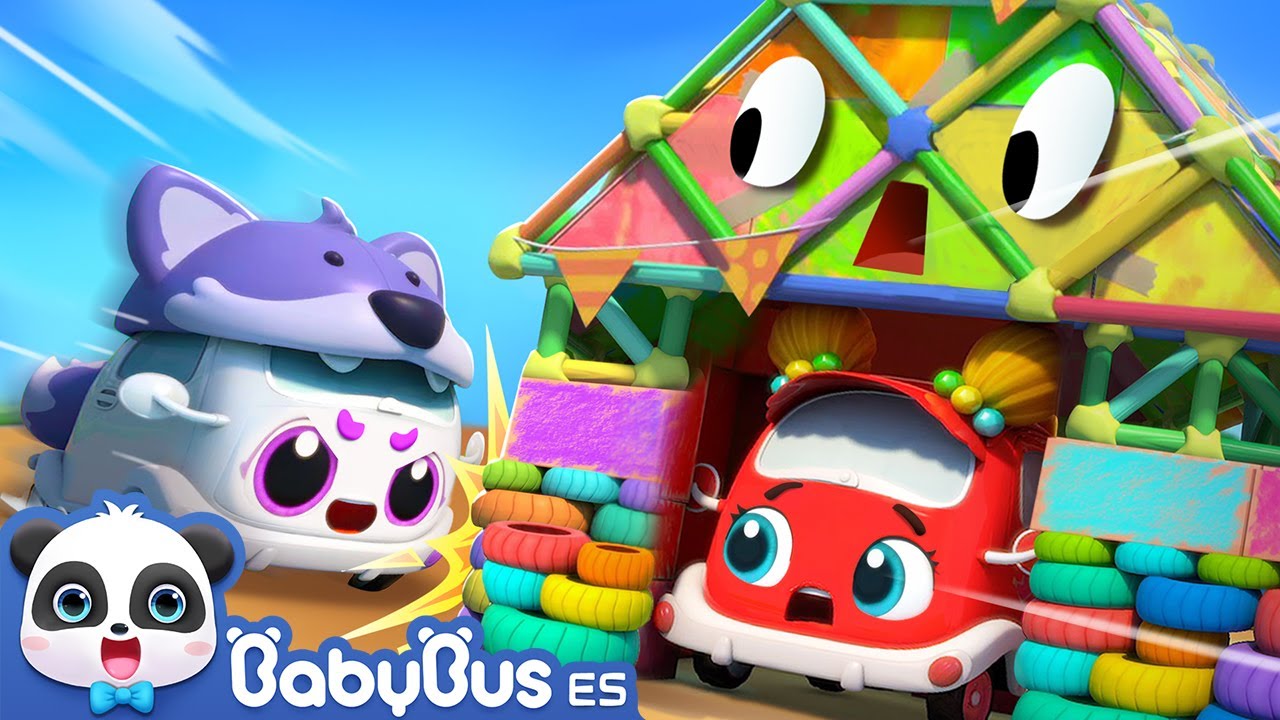 Los Autitos Construyen Casas🏠 | Camiones Monstruo | Canciones Infantiles | BabyBus en Español