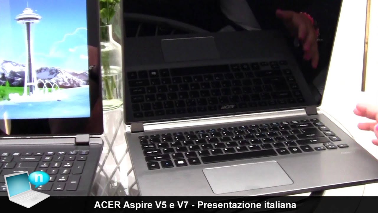 ACER Aspire V5 e V7 presentazione italiana