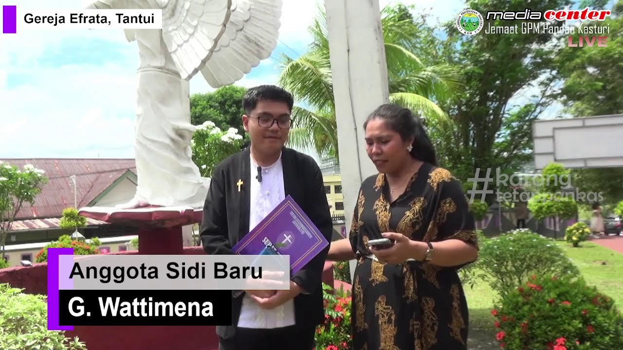 Kebaktian Peneguhan Anggota Sidi Baru Jemaat GPM Pandan Kasturi - Minggu, 13 April 2025