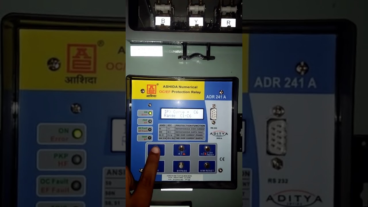 ASHIDA RELAY Setting - ADR 241A