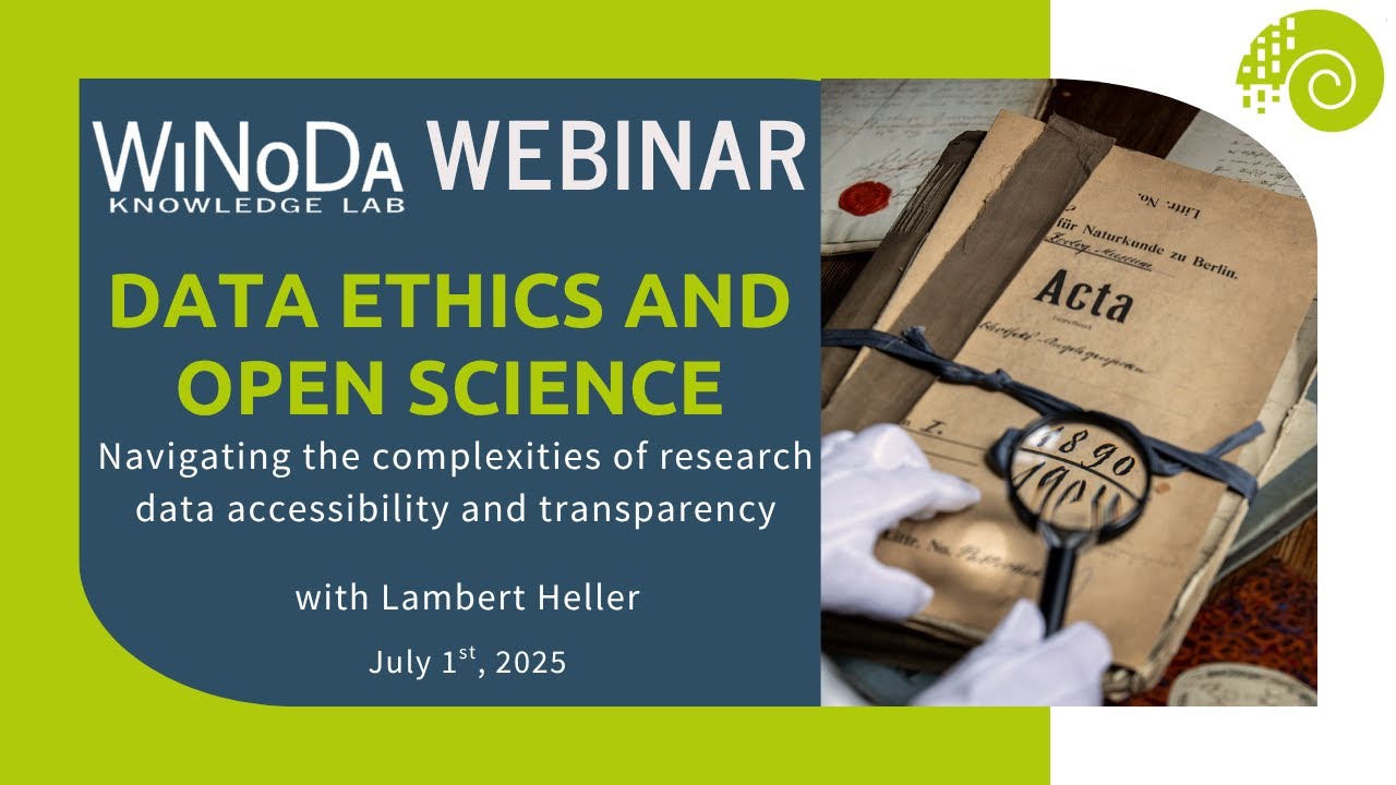Data Ethics and Open Science