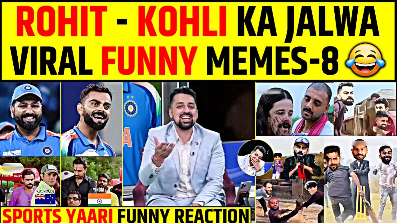 ROHIT-KOHLI KA JALWA: FINAL MEIN KYA HOGA, VIRAL FUNNY MEMES 😂 SPORTS YAARI MEME REACTIONS #ct2025