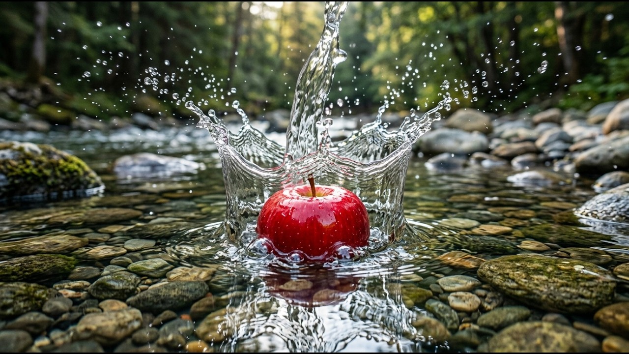 You Will Watch This Fruit Splash Again and Again | Relaxing ASMR | No Talking
