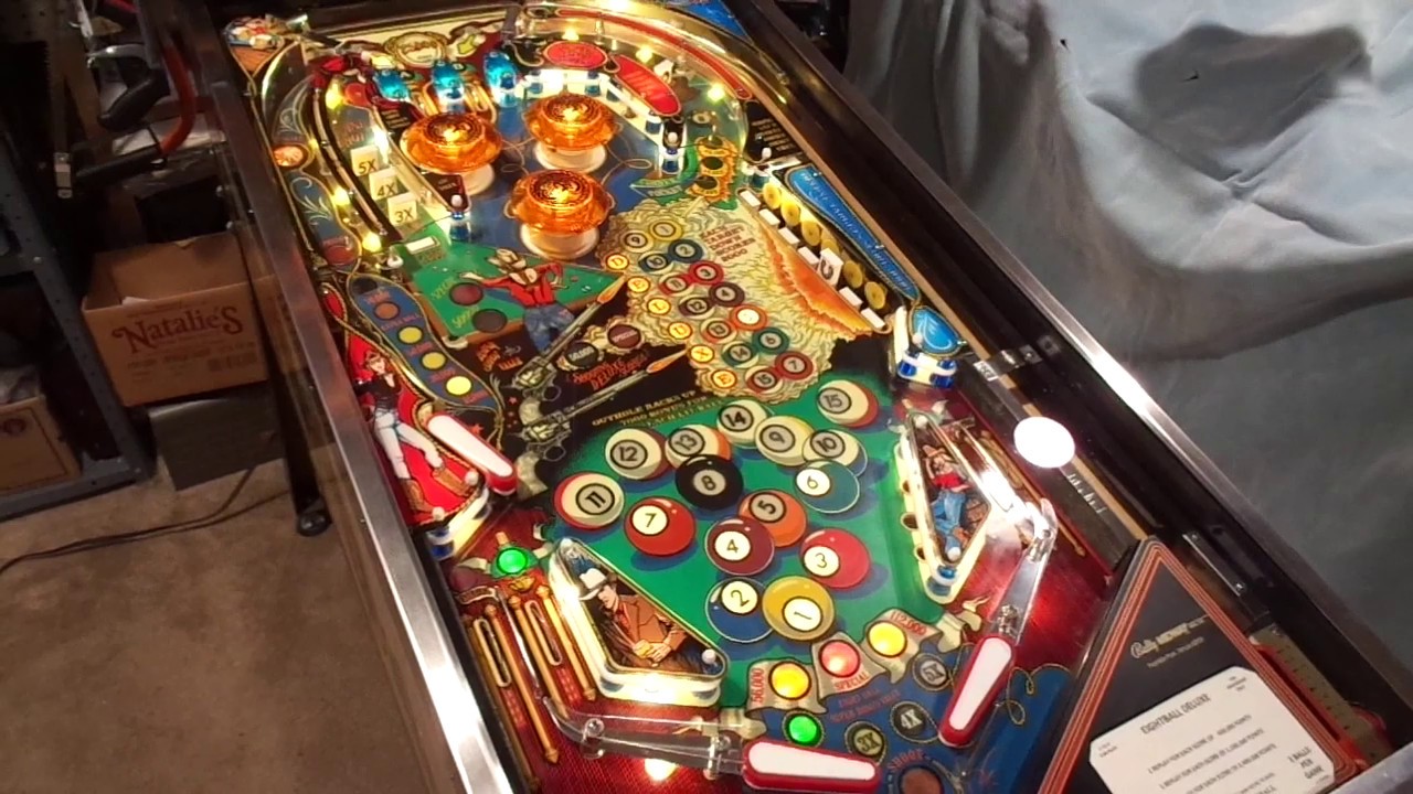 Bally CLASSIC Eight Ball Deluxe 1984 version RESTORED by Dr. Dave's Pinball Restorations