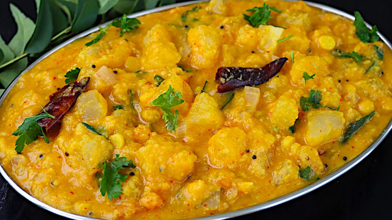 Тыквенный кутту в гостиничном стиле очень вкусный и простой в приготовлении /poosanikkai kootu на...