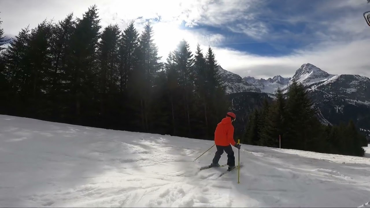 POV Skiing Ehrwalder Alm Austria February 2024