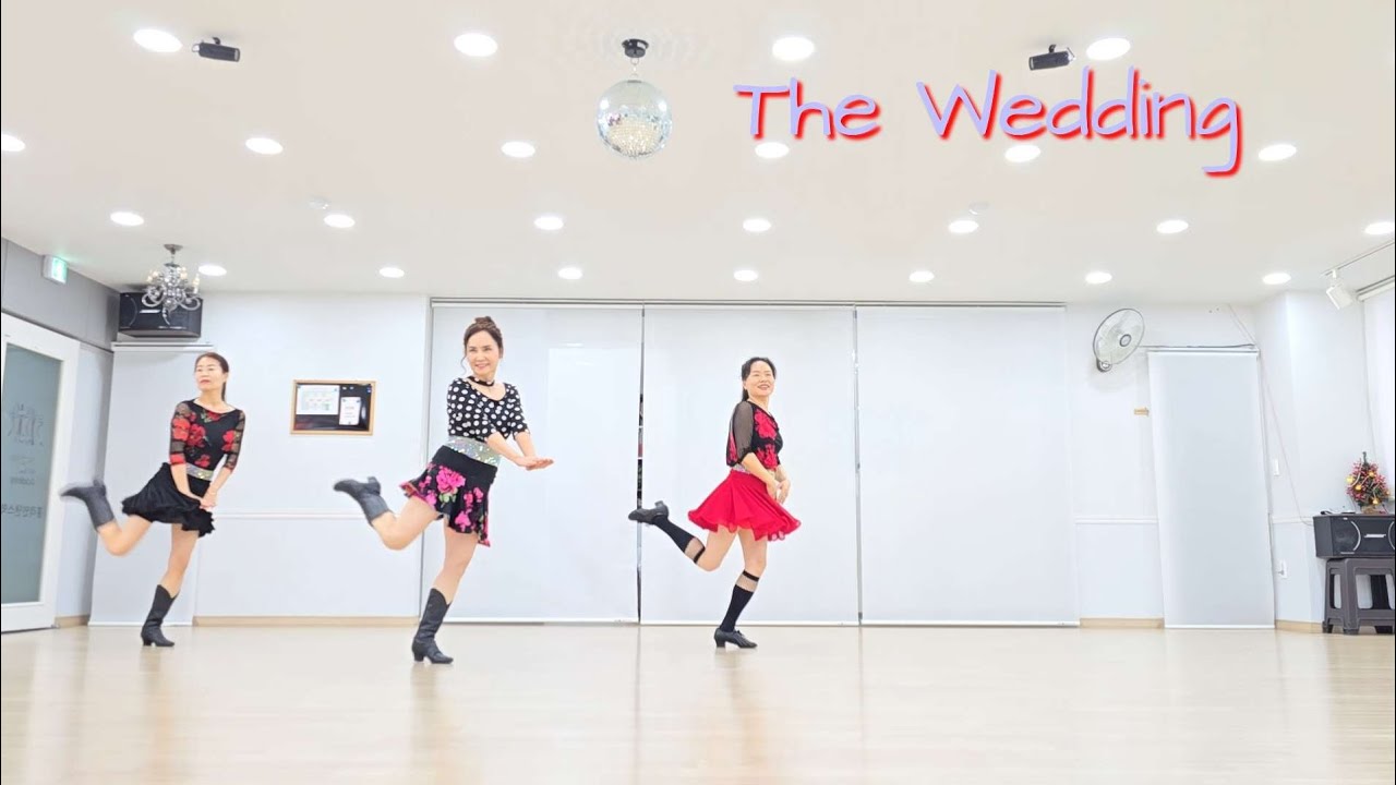 The Wedding 🍀 Line Dance Demo  ## 대구시 수성구 지산동 홍라인댄스 010- 5003 -2606