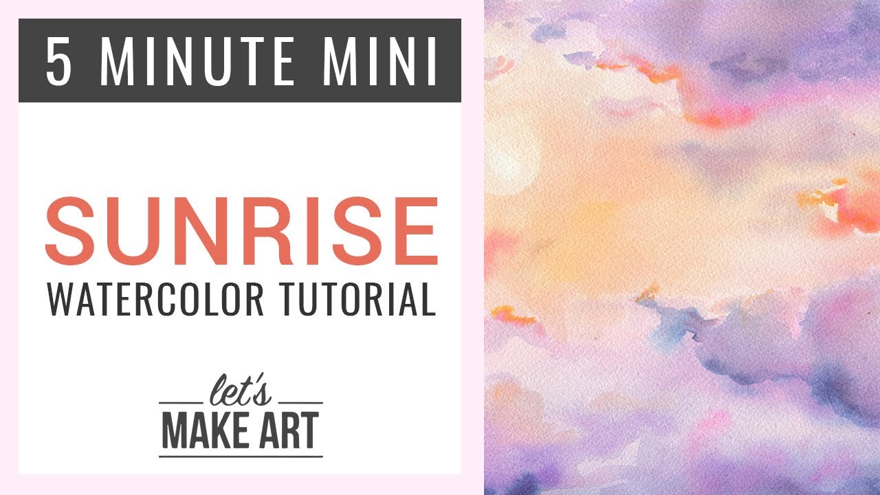 How To Paint A Stunning Watercolor Sunrise