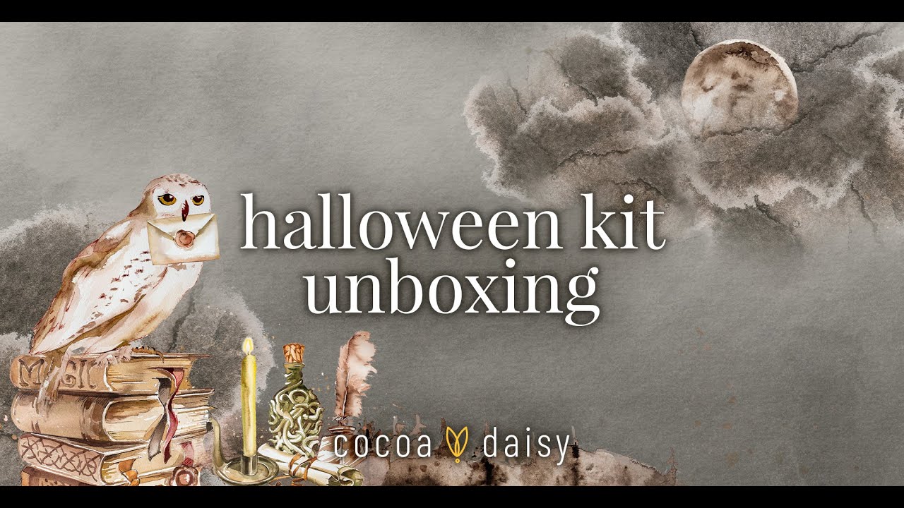 Cocoa Daisy Halloween Kit Unboxing with Christine