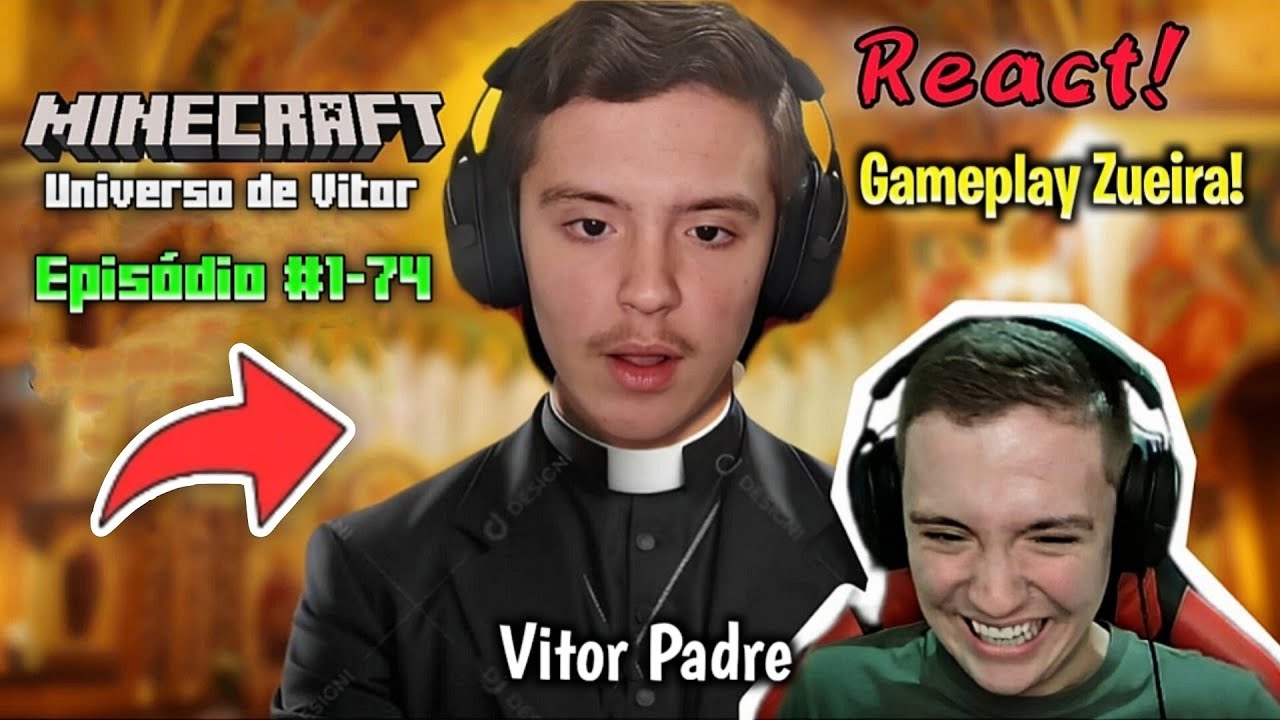 VIREI PADRE NO UNIVERSO DE VITOR!! Gameplay Zueira - Episódio 74 de Minecraft!