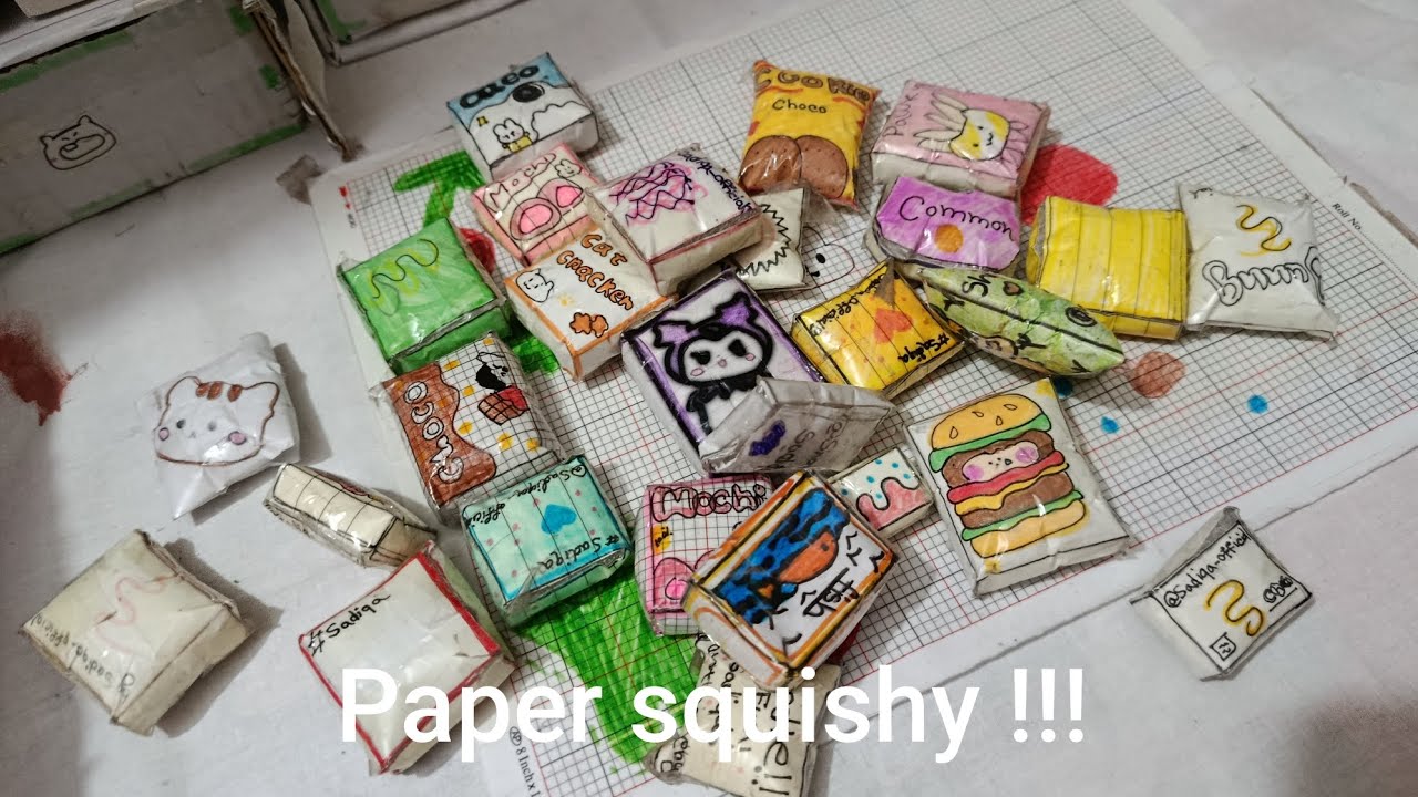 My  little Paper Squishy collection 🌟🌸🎀