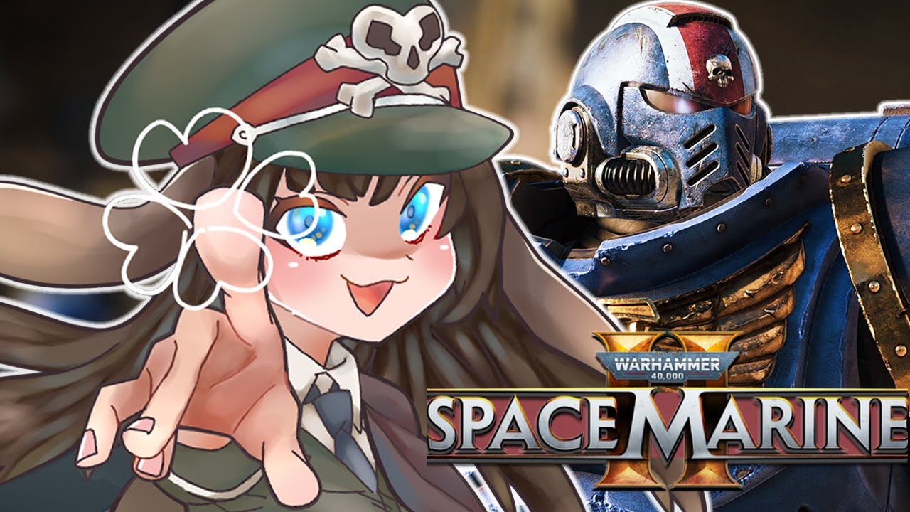 Kiki plays wh40k Space Marine 2 for the FIRST TIME!!!