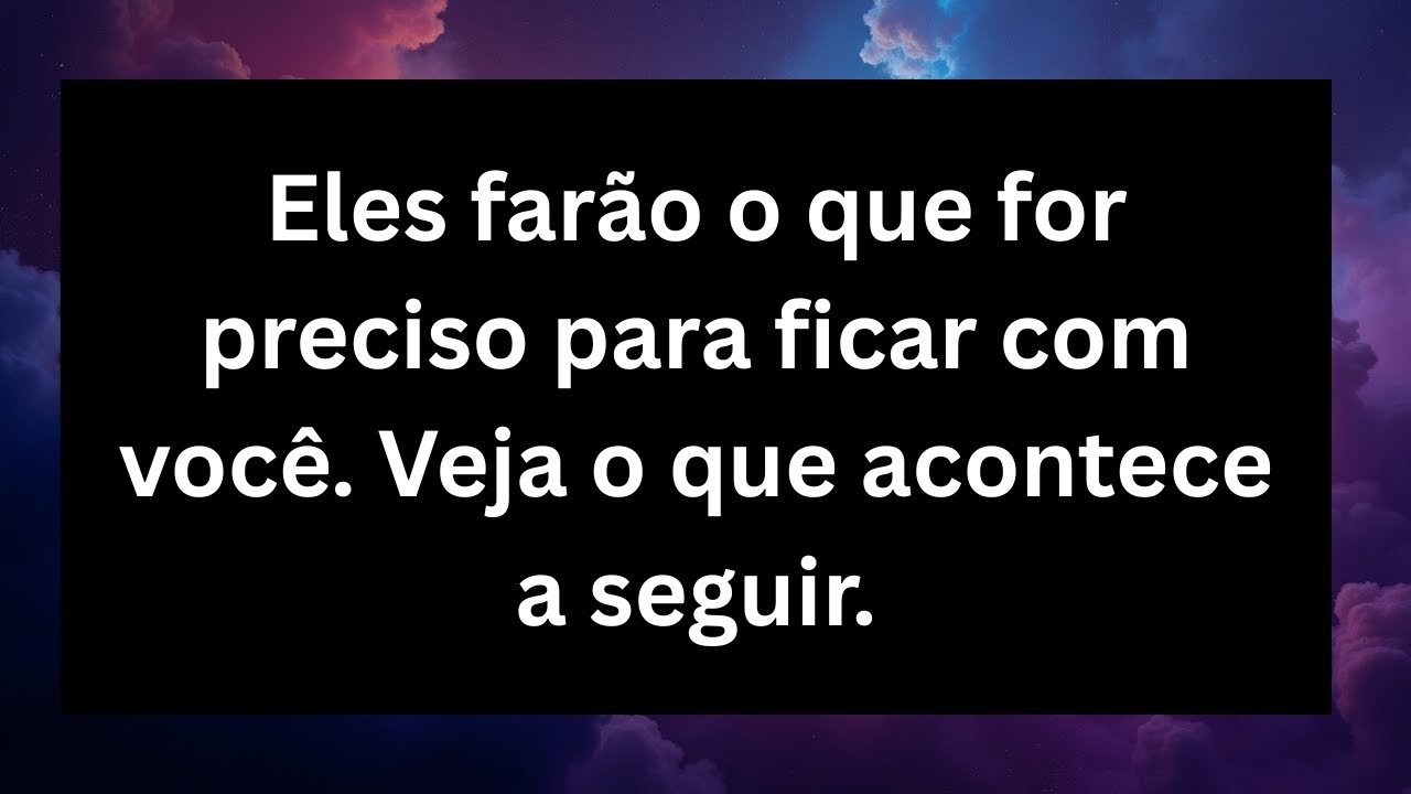 Os anjos dizem que farão o que for preciso para estar com você — veja o que acontece a seguir.
