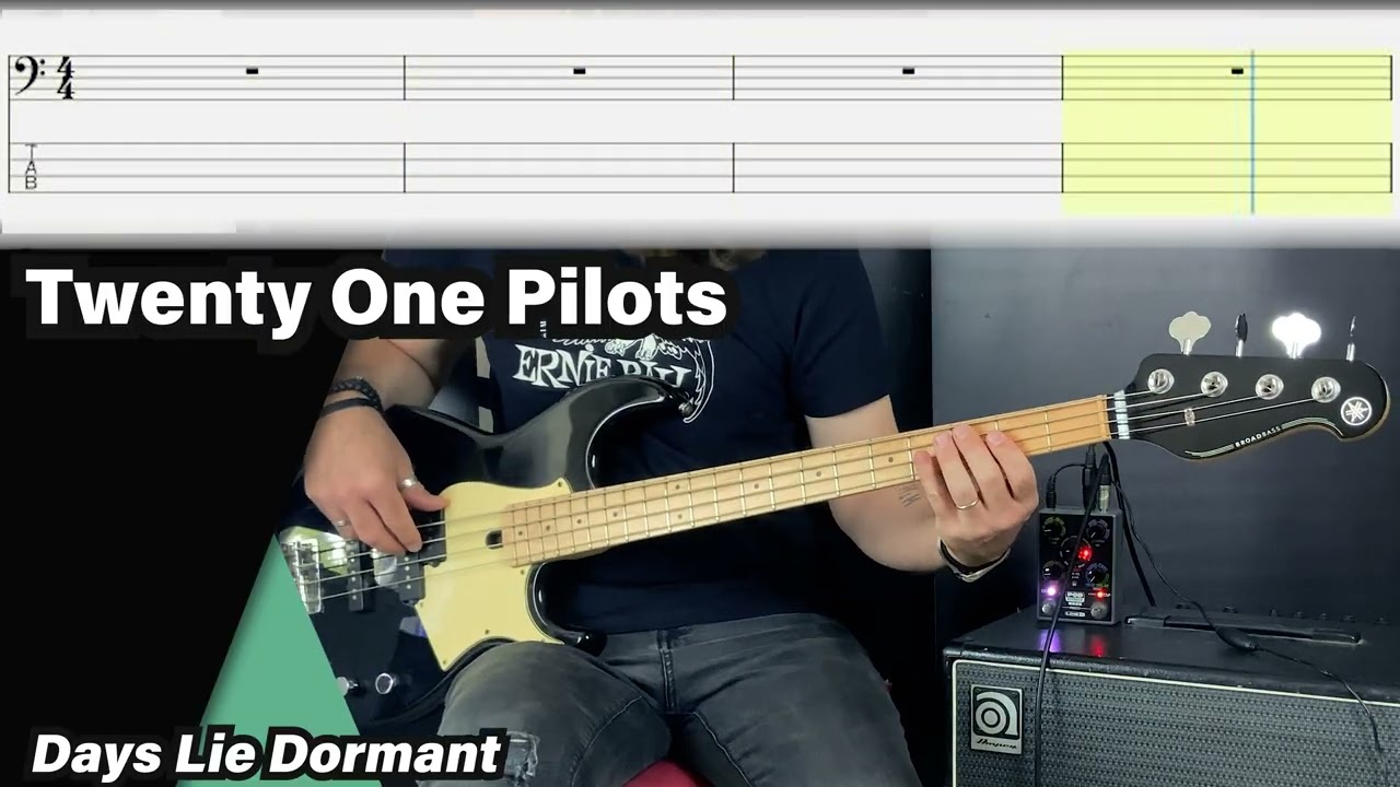Twenty One Pilots - Days Lie Dormant (Bass Cover Tabs) #basscover #twentyonepilots
