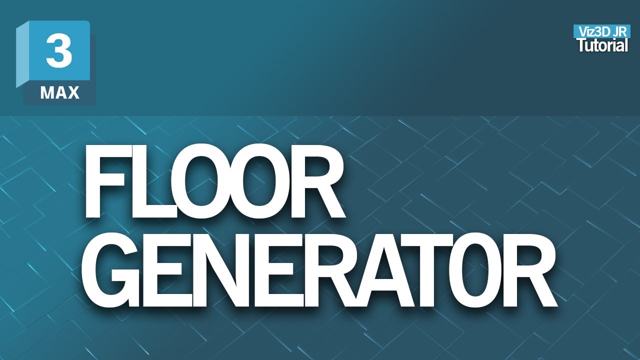 Floor Generator Plugin 3Ds Max Tutorial