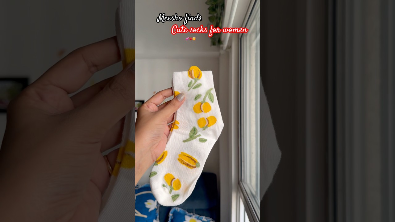 Meesho finds cute socks for women under 300!!