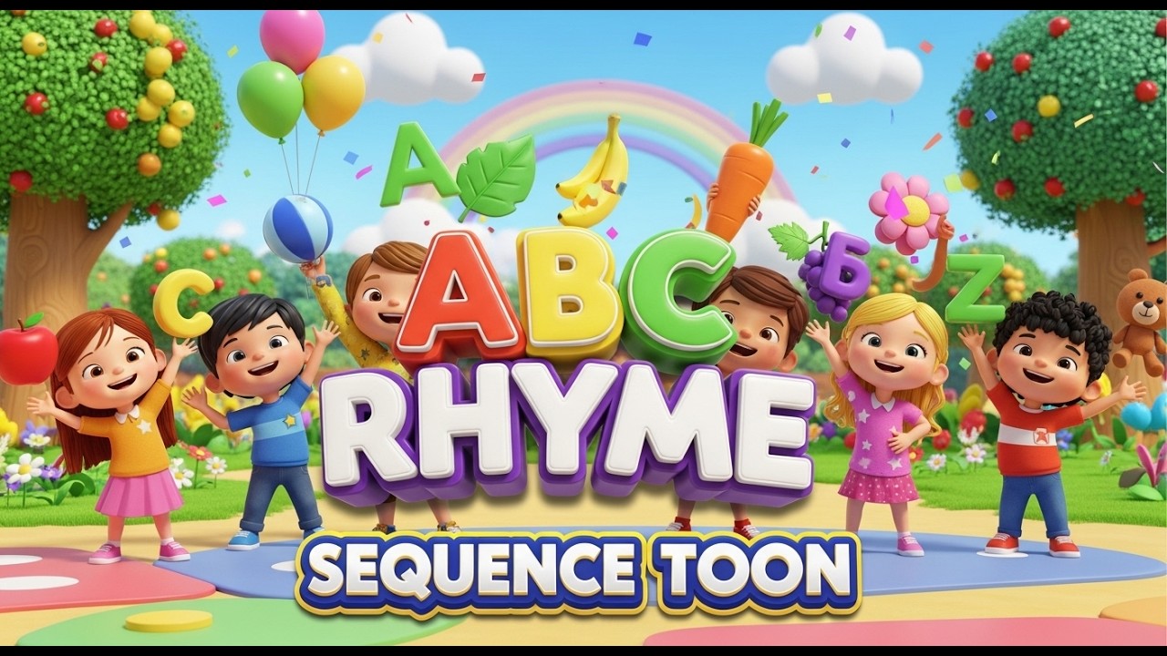 ABC Colour Song | A to Z Color for Kids | Colour Rhyme | SEQUENCE TOON